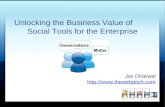 Unlocking the Business Value of Social Tools for the Enterprise