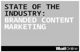 DIS: State of the Industry with MailOnline: Branded Engagement: Content Marketing and Beyond
