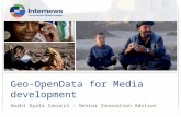 OpenGeo data for Media Development