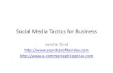 Social Media Tactics for Business by Janette Toral