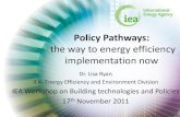 Policy Pathways: The Way to Energy Efficiency Implementation Now
