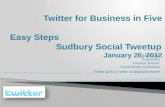 Twitter for Business in Five Easy Steps