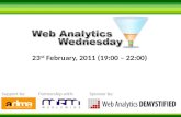 Hong Kong Web Analytics Wednesday #10