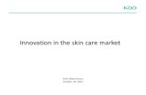 Innovations in the Skin Care Market by Sirlei Waterhouse of Kao Brands
