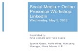 Social Media + Online Presence Workshop: LinkedIn
