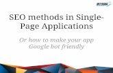 FrontendLab: SEO methods in single page applications - Вячеслав Потравный