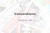 Section 1a - Conventions