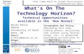 What's On the Technology Horizon?