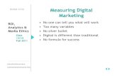 Measuring Digital Marketing