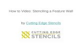 How to video: stencil a feature wall
