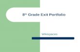 8th grade exit portfolio