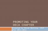 Promoting Your DECA Chapter