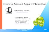 Creating Android Apps with PhoneGap