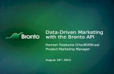 Data-driven Marketing with the Bronto API