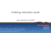 Making Websites Work - Retail is Detail