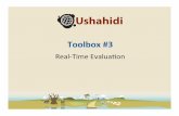 Ushahidi Toolbox - Real-time Evaluation