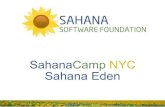 SahanaCamp NYC Day 1 AM: Sahana Eden Case Studies