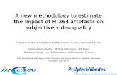 A new methodology to estimate the impact of H.264 artefacts on subjective video quality