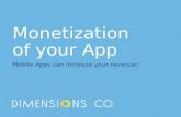 Monetizing with Mobile Apps