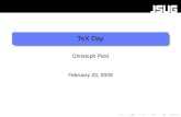 JSUG - TeX Day by Christoph Pickl