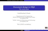 The LaTeX Workshop: Document design in LaTeX: Invocation