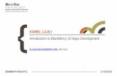 QNX, C/C++, Qt, Cascades, HTML5… So what’s now BlackBerry 10 application development? By Kamel Lajili
