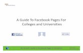 A Guide to Facebook Pages For Colleges And Universities