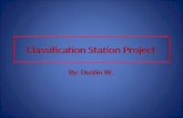 Classification Station Project