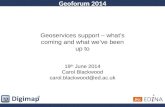 Geoservices Support - Carol Blackwood