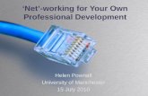 'Net'-Working for Your Own Professional Development