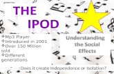 0750786 - Ipod - Isolation or Independance?