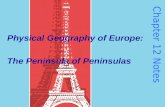 Physical geography of europe