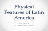 Physical features of latin america