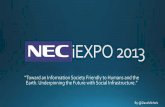 NEC iExpo 2013, Tokyo
