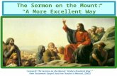 8 New Testament Sermon on the Mount a More Excellent Way
