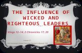 27 Old Testament The Influence of Wicked and Righteous Leaders 18 jul 2010