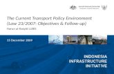 The Current Transport Policy Environment