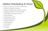 Presentation Internet Marketing Overview