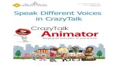 Speak in Different Voices in CrazyTalk