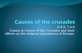Causes Of The Crusades