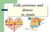 Folk costumes and dances spain