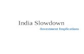 Indian slowdown
