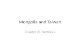 Mongolia and taiwan