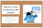 How Do I Track the Results From My Content?