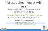 Digital Marketing Strategy Questions 2012