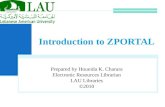 Introduction to ZPortal