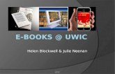 Ebook Presentation UWIC