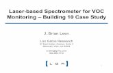 Laser based Spectrometer for VOCs Monitoring