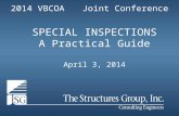 VBCOA 2014 Conference -  The Stuctures Group - Special Inspections