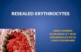 Resealed erytrocytes